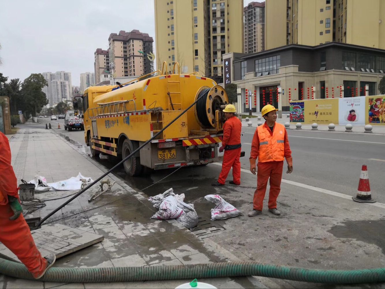 章贡排污管道清淤-管道清洗